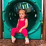 Green, Vroom Vroom, Pink, Leisure, Fun, Window, Playground, Toddler, Recreation, Child, Automotive Tire, Vehicle Door, Play, Happy, T-shirt, Magenta, Electric Blue, Outdoor Play Equipment, Machine, Person