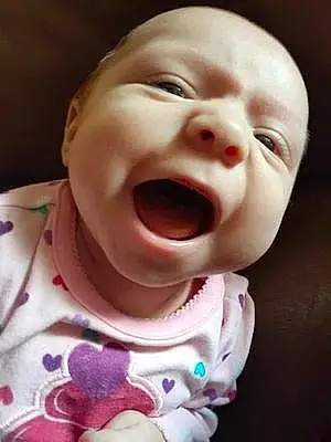 Yawn baby Aaliyah