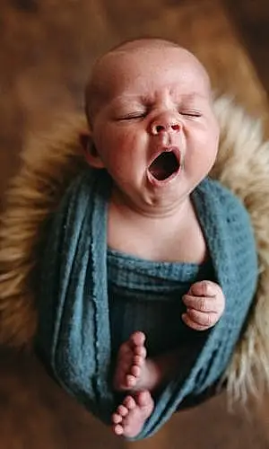Yawn baby Aiden