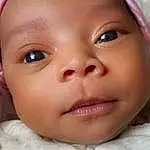 Forehead, Nose, Face, Cheek, Skin, Lip, Chin, Eyebrow, Eyes, Facial Expression, Eyelash, Mouth, White, Iris, Baby, Pink, Toddler, Child, People, Close-up, Person