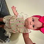 Skin, Baby & Toddler Clothing, Human Body, Textile, Sleeve, Comfort, Pink, Baby, Toddler, Child, Baby Products, Sock, Pattern, Hat, Room, Human Leg, Thigh, Sitting, Knee, Foot, Person