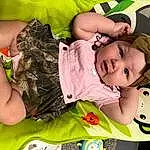 Green, Yellow, Baby & Toddler Clothing, Happy, Fun, Grass, Toddler, Thigh, Child, Leisure, Baby, Pattern, Baby Products, Play, Human Leg, Sitting, Military Camouflage, Person, Headwear