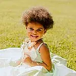 Smile, Skin, People In Nature, Dress, Flash Photography, Happy, Grass, Leisure, Grassland, Toddler, Baby & Toddler Clothing, Fun, Recreation, Headpiece, Event, Child, Sitting, Fashion Accessory, Field, Formal Wear, Person, Joy