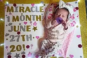 First name baby Miracle