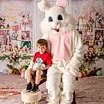 Footwear, Smile, Photograph, White, Happy, Toy, Pink, Sneakers, Easter Bunny, Fawn, Fun, Summer, Child, Rabbit, Toddler, Boot, Person