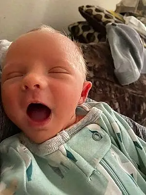 Yawn baby Grayson