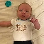 Nose, Cheek, Joint, Head, Stomach, Eyes, Baby & Toddler Clothing, Human Body, Sleeve, Waist, Happy, Gesture, Iris, Finger, Trunk, Jersey, T-shirt, Elbow, Baby, Abdomen, Person