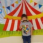 World, Textile, Sleeve, Happy, Fun, Leisure, T-shirt, Child, Art, Visual Arts, Paint, Event, Pattern, Recreation, Play, Balloon, Symmetry, Party Supply, Vacation, Toddler, Person