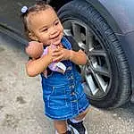Tire, Car, Wheel, Smile, Vehicle, Automotive Tire, Baby & Toddler Clothing, Automotive Lighting, Alloy Wheel, Toddler, Automotive Design, Electric Blue, Rim, Happy, Beauty, Automotive Exterior, Vehicle Door, Tire Care, Vroom Vroom, Child, Person, Joy