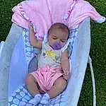 Comfort, Leaf, Baby & Toddler Clothing, Chair, Pink, Baby, Toddler, Baby Carriage, Grass, Lap, Summer, Child, Baby Products, Outdoor Furniture, Recreation, Fun, Sitting, Leisure, Pattern, Circle, Person