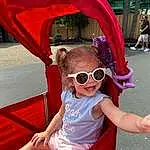 Glasses, Photograph, White, Sunglasses, Vision Care, Eyewear, Goggles, Pink, Baby & Toddler Clothing, Red, Toddler, Leisure, Magenta, Summer, Fun, Baby, Child, Thigh, Person