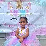 Mythical Creature, White, Happy, Purple, Pink, Toddler, Smile, Fun, Magenta, Beauty, Baby & Toddler Clothing, Child, Event, Leisure, Party Supply, Wing, Fashion Accessory, Ruffle, Party, Person, Joy