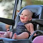 Child, Baby Carriage, Face, People, Skin, Baby Products, Baby, Head, Toddler, Vacation, Baby In Car Seat, Vehicle, Fun, Auto Part, Car, Plant, Car Seat, Leisure, Sitting, Person, Joy