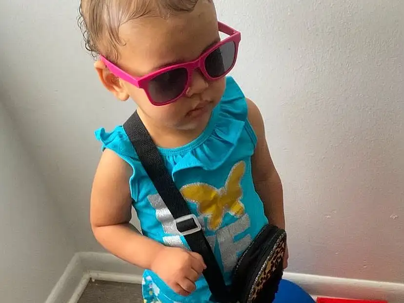 Joint, Glasses, Shoe, Sunglasses, Goggles, Vision Care, Eyewear, Shorts, Baby & Toddler Clothing, Neck, Sleeve, T-shirt, Cool, Happy, Toddler, Waist, Child, Personal Protective Equipment, Electric Blue, Sportswear, Person