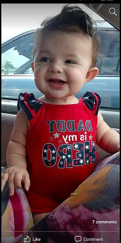 Clothing, Smile, Photograph, White, Baby & Toddler Clothing, Sleeve, Happy, Finger, T-shirt, Cool, Toddler, Vehicle Door, Summer, Baby, Sportswear, Child, Beauty, Car Seat, Person