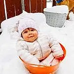 Snow, Child, Playing In The Snow, Winter, Baby, Freezing, Baby Sleeping, Person, Headwear