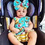 Facial Expression, Blue, Baby & Toddler Clothing, Chair, Baby, Happy, Toddler, Fun, Cap, Child, Thigh, Leisure, Event, Baby Products, Sitting, Recreation, Fashion Accessory, Sun Hat, Human Leg, Costume Hat, Person, Headwear