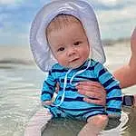 Skin, Water, Eyes, Azure, Baby & Toddler Clothing, Human Body, People In Nature, Sleeve, Happy, Standing, Smile, Body Of Water, Cap, Pink, Toddler, Fun, Leisure, Baby, Sky, Electric Blue, Person