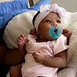 Skin, Head, Eyes, Comfort, Human Body, Hat, Textile, Dress, Baby & Toddler Clothing, Baby, Pink, Finger, Headgear, Toddler, Child, Thigh, Human Leg, Goggles, Happy, Linens, Person, Headwear