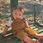 Skin, Hairstyle, Facial Expression, Leg, Green, Botany, People In Nature, Wood, Leisure, Grass, Toddler, Plant, Baby & Toddler Clothing, Thigh, Recreation, Fun, Tree, Child, Baby, Human Settlement, Person