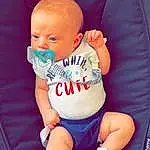 Shoe, Comfort, Blue, Baby & Toddler Clothing, Shorts, Sleeve, Baby, Thigh, Sneakers, Knee, Toddler, T-shirt, Chair, Trunk, Electric Blue, Elbow, Human Leg, Baby Products, Abdomen, Happy, Person