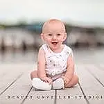 Skin, Hand, Smile, Sky, Flash Photography, Wood, Baby & Toddler Clothing, Dress, Happy, Toddler, Baby, People In Nature, Grass, Sitting, Child, Hardwood, Horizon, Fun, Person