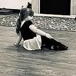 White, Black, Dance, Black-and-white, Modern Dance, Leg, Performing Arts, Footwear, Joint, Monochrome, Sitting, Photography, Choreography, Black & White, Stock Photography, Event, Performance Art, Dancer