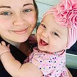Clothing, Smile, Face, Cheek, Skin, Lip, Chin, Hairstyle, Photograph, Facial Expression, Happy, Neck, Iris, Gesture, Pink, Fun, Toddler, Baby & Toddler Clothing, Summer, Person, Headwear, Joy