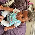 Face, Cheek, Skin, Head, Hand, Eyes, Leg, Mouth, Human Body, Dress, Comfort, Baby, Gesture, Finger, Baby & Toddler Clothing, Toddler, Child, Elbow, Thigh, Baby Products, Person, Surprise