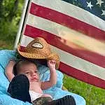 Flag Of The United States, Flag, Flag Day (usa), Grass, Summer, Memorial Day, Hat, Headgear, Child, Sun Hat, Tree, Toddler, Holiday, Vacation, Independence Day, Person