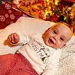 Child, Baby, Toddler, Christmas, Cheek, Christmas Eve, Tree, Smile, Happy, Holiday, Person