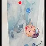 Bathtub, Plumbing Fixture, Water, Paint, Bathroom, Toy, Happy, Bathing, Art, Plastic, Visual Arts, Rectangle, Plumbing, Room, Play, Baby Toys, Balloon, Illustration, Watercolor Paint, Person, Joy