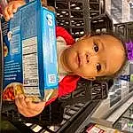 Customer, Publication, Shelf, Retail, Toddler, Toy, Fun, Electric Blue, Shelving, Machine, Child, Room, Baby, Convenience Store, Convenience Food, Grocery Store, Plastic, Supermarket, Person