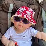 Glasses, Skin, Lip, Vision Care, Sunglasses, Goggles, Mouth, White, Cap, Hat, Smile, Baby & Toddler Clothing, Eyewear, Sleeve, Sun Hat, Baby, Pink, Headgear, Baseball Cap, Cool, Person, Headwear