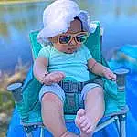 Face, Glasses, Goggles, Vision Care, Blue, Water, Sunglasses, Muscle, Azure, Sleeve, Baby & Toddler Clothing, Eyewear, Aqua, Cap, Leisure, Chair, Summer, Recreation, Toddler, Electric Blue, Person, Headwear