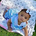 People In Nature, Green, Baby & Toddler Clothing, Happy, Flash Photography, Grass, Leisure, Baby, Child, Recreation, Summer, Toddler, Fun, Meadow, Lawn, Grassland, Tree, Electric Blue, Sitting, Person