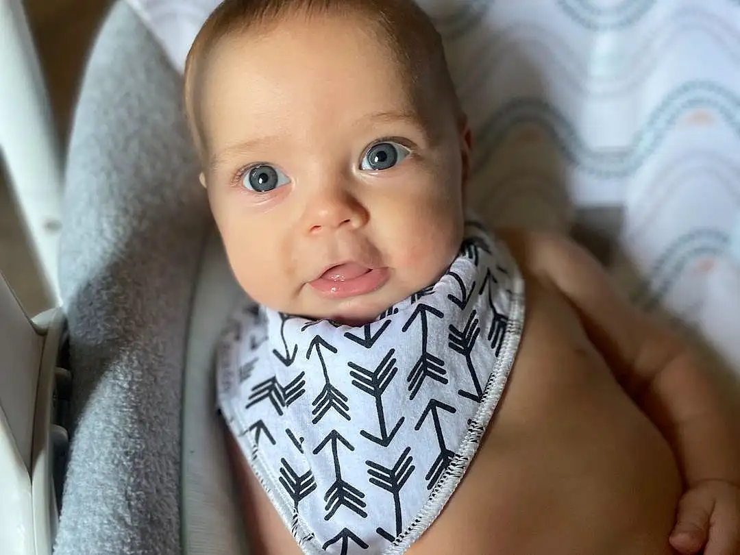 Cheek, Skin, Chin, Hand, Eyebrow, Mouth, Comfort, Human Body, Neck, Textile, Baby & Toddler Clothing, Baby, Toddler, Trunk, Child, Chest, Happy, Linens, Abdomen, Person