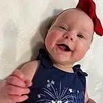 Face, Cheek, Smile, Skin, Head, Lip, Eyes, Baby, Happy, Sleeve, Cap, Baby & Toddler Clothing, Gesture, Finger, Toddler, Baby Laughing, Fun, Child, Thumb, T-shirt, Person, Headwear