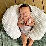 Face, Skin, Head, Smile, Hairstyle, Arm, Eyes, Facial Expression, Baby & Toddler Clothing, Textile, Flash Photography, Happy, Headgear, Toddler, Thigh, Pattern, Person, Joy