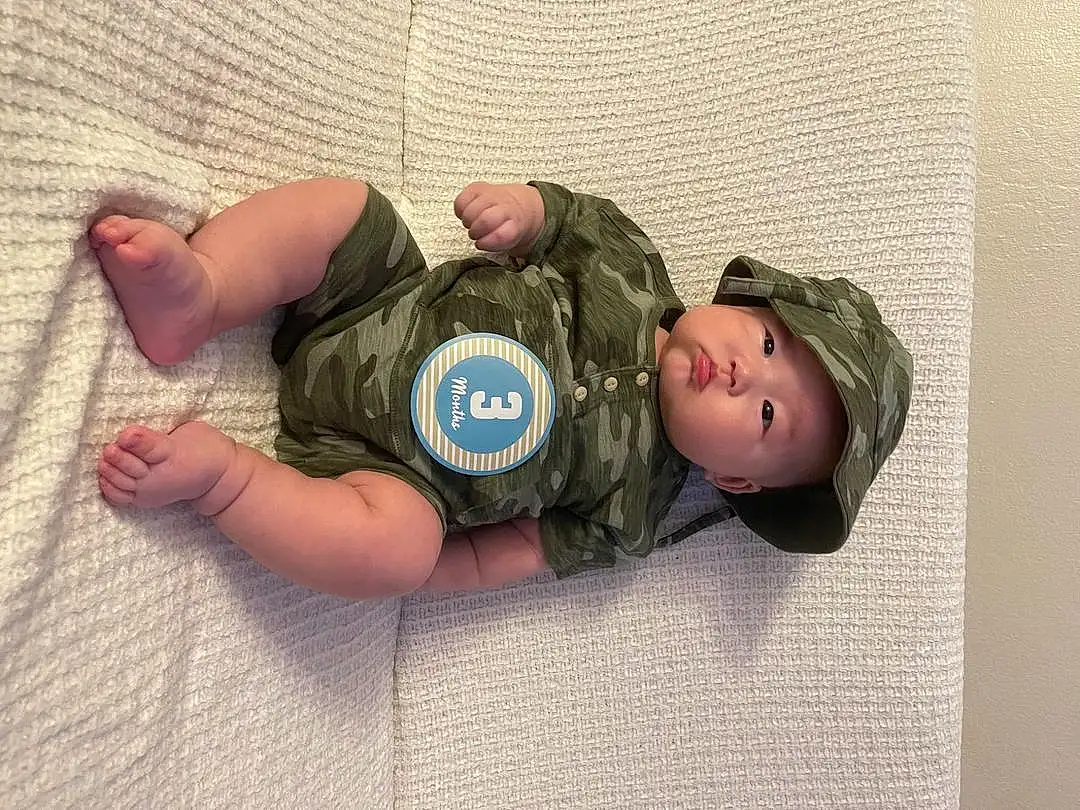Skin, Gesture, Sleeve, Headgear, Finger, Baby & Toddler Clothing, Personal Protective Equipment, Wrist, Thumb, Wood, Child, Toddler, Fashion Accessory, Fun, Cap, Baby, Pattern, Toy, Camouflage, Person, Headwear