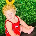 Green, People In Nature, Smile, Flower, Blue, Nature, Botany, Baby & Toddler Clothing, Yellow, Grass, Happy, Plant, Toddler, Fun, Summer, Leisure, Petal, Electric Blue, Child, Baby, Person