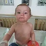 Nose, Cheek, Skin, Eyes, Mouth, Baby, Iris, Picture Frame, Chest, Thumb, Toddler, Trunk, Fun, Child, Barechested, Abdomen, Baby Products, Stomach, Sitting, Person