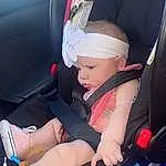 Car, Vroom Vroom, Automotive Design, Comfort, Car Seat Cover, Mode Of Transport, Car Seat, Vehicle Door, Automotive Exterior, Lap, Toddler, Head Restraint, Auto Part, Thigh, Electric Blue, Steering Wheel, Family Car, Personal Luxury Car, Human Leg, Knee, Person, Headwear
