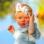 Face, Skin, Lip, Hand, Eyes, People In Nature, Flash Photography, Happy, Gesture, Dress, Sunlight, Finger, Baby & Toddler Clothing, Headgear, Toddler, Grass, Headpiece, Fun, Tree, Sunglasses, Person, Headwear
