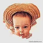Hat, Sun Hat, Smile, Cap, Costume Hat, Headgear, Baby, Toddler, Eyelash, Sombrero, Happy, Cowboy Hat, Headpiece, Hair Accessory, Fashion Accessory, Fedora, Child, Art, Costume Accessory, Portrait Photography, Person
