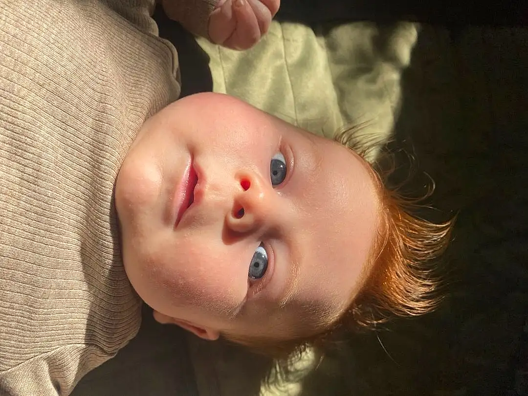Nose, Cheek, Skin, Lip, Eyelash, Human Body, Flash Photography, Ear, Iris, Baby & Toddler Clothing, Baby, Toddler, Tree, Child, Happy, Furry friends, Grass, Portrait Photography, Wood, Portrait, Person