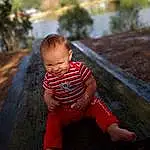 Water, Plant, Flash Photography, Happy, Tree, Sky, People In Nature, Wood, Baby, Grass, Toddler, Baby & Toddler Clothing, Leisure, Lake, Shorts, T-shirt, Human Leg, Fun, Foot, Person