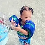 Water, Fluid, Happy, Swimming Pool, Aqua, Fun, Leisure, Toddler, Bathing, Recreation, Personal Protective Equipment, Electric Blue, Child, Baby, Wave, Play, Vacation, Sunglasses, Games, Leisure Centre, Person