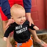 Face, Joint, Head, Smile, Human Body, Sleeve, Gesture, Baby & Toddler Clothing, Fun, Happy, Toddler, Waist, T-shirt, Thigh, Trunk, Sportswear, Human Leg, Child, Person