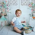 Smile, Green, White, Blue, Azure, Textile, Pink, Baby & Toddler Clothing, Aqua, Toddler, Wood, Happy, Toy, Plant, Child, Chair, Pattern, Shorts, Person, Joy